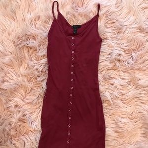 Maroon midi dress❤️